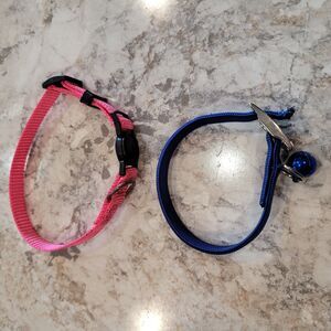 2 xxs Puppy Collars